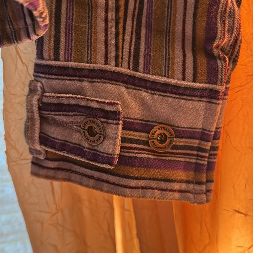 Levi's Striped Blazer 70’s Jacket - Picture 2 of 5
